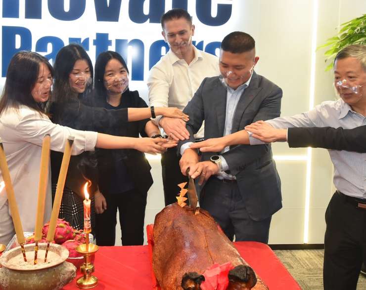 New office opening celebration in Hong Kong