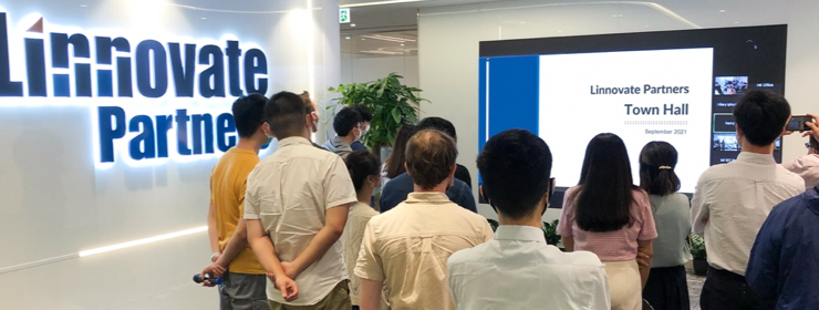 Linnovate Partners organized Town Hall in Hong Kong Headquarters