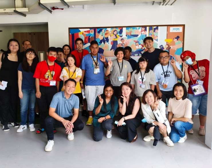 Linnovate Partners Singapore Volunteers at MINDS